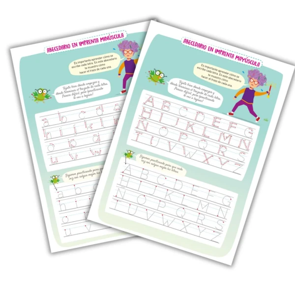 Ejercicios trazado de letra